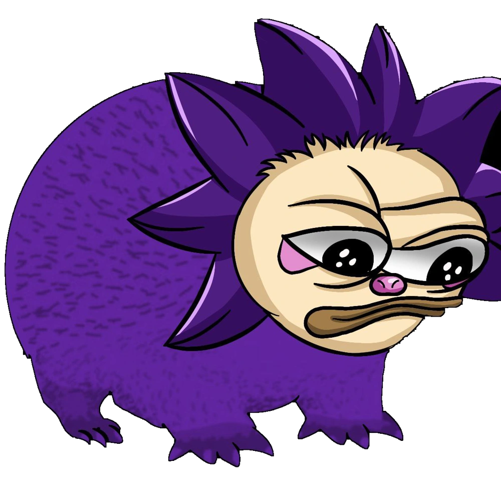 Meet Chog: purple quills, big eyes, and an attitude all its own
