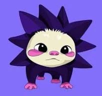 A tiny purple Chog with a very big sense of wonder